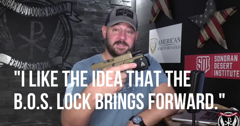 "I LIKE THE IDEA THAT THE B.O.S. LOCK BRINGS FORWARD." LANGLEY OURDOORS ACADEMY